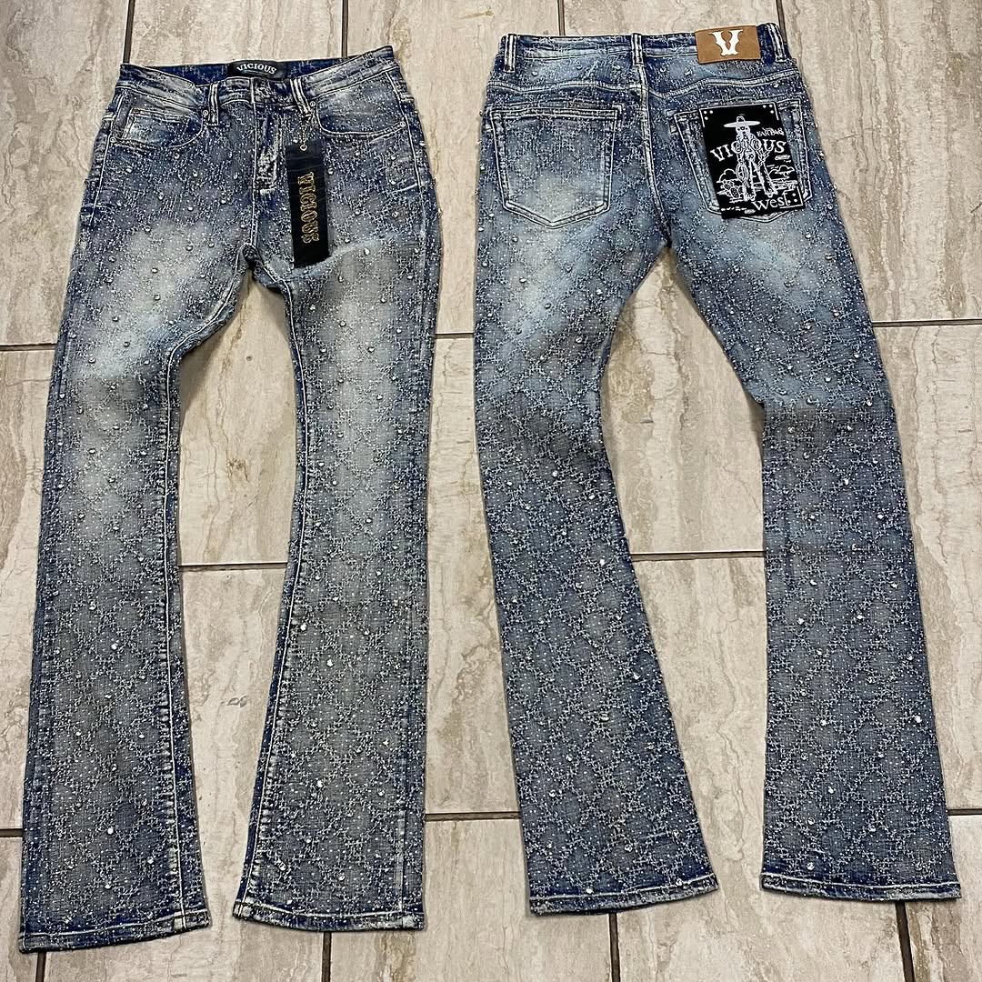 Diamond Studded Pants