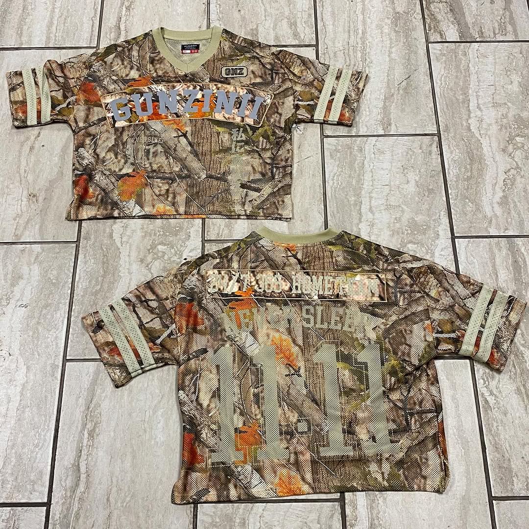 Camo Cropped Jersey