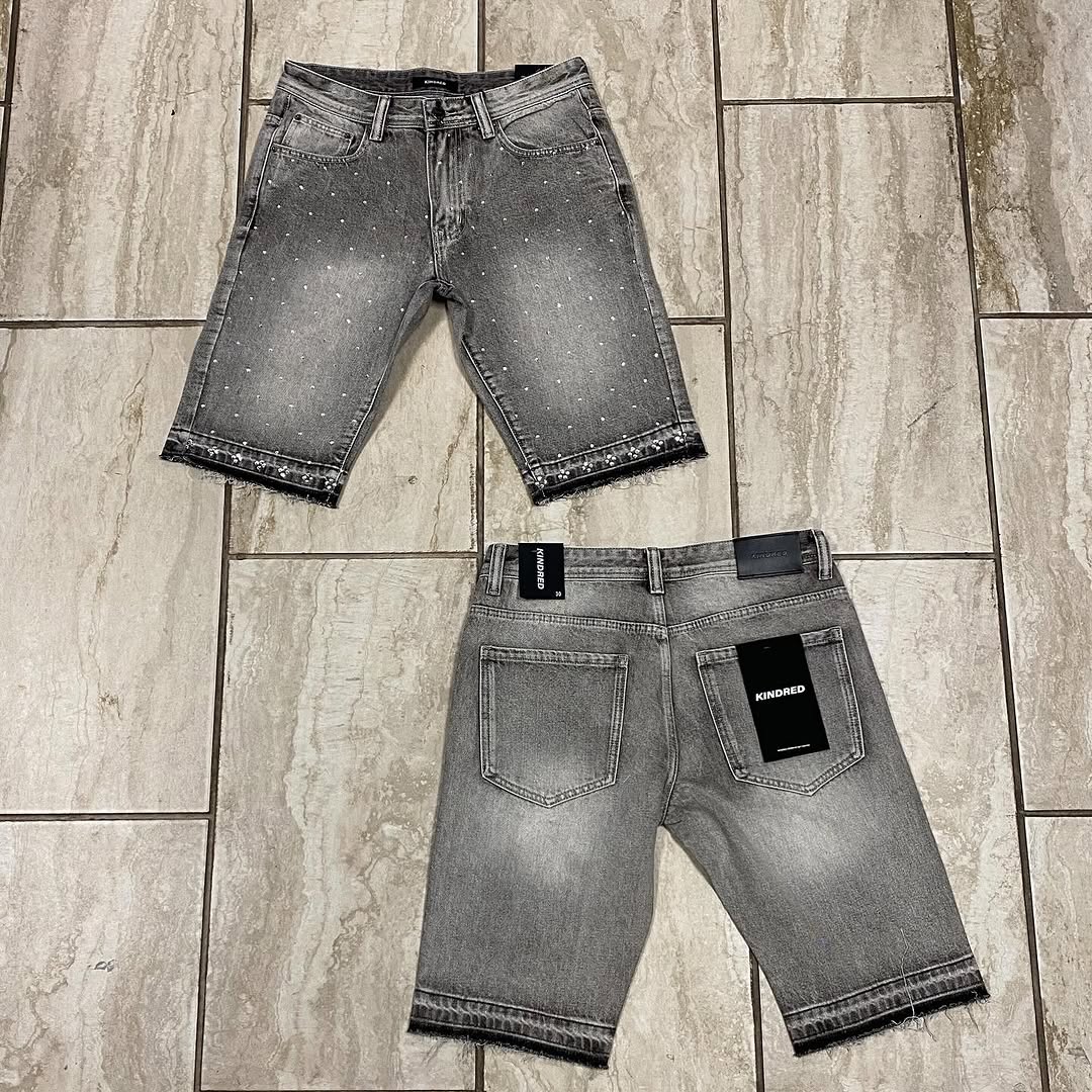 Rhinestone Denim Shorts